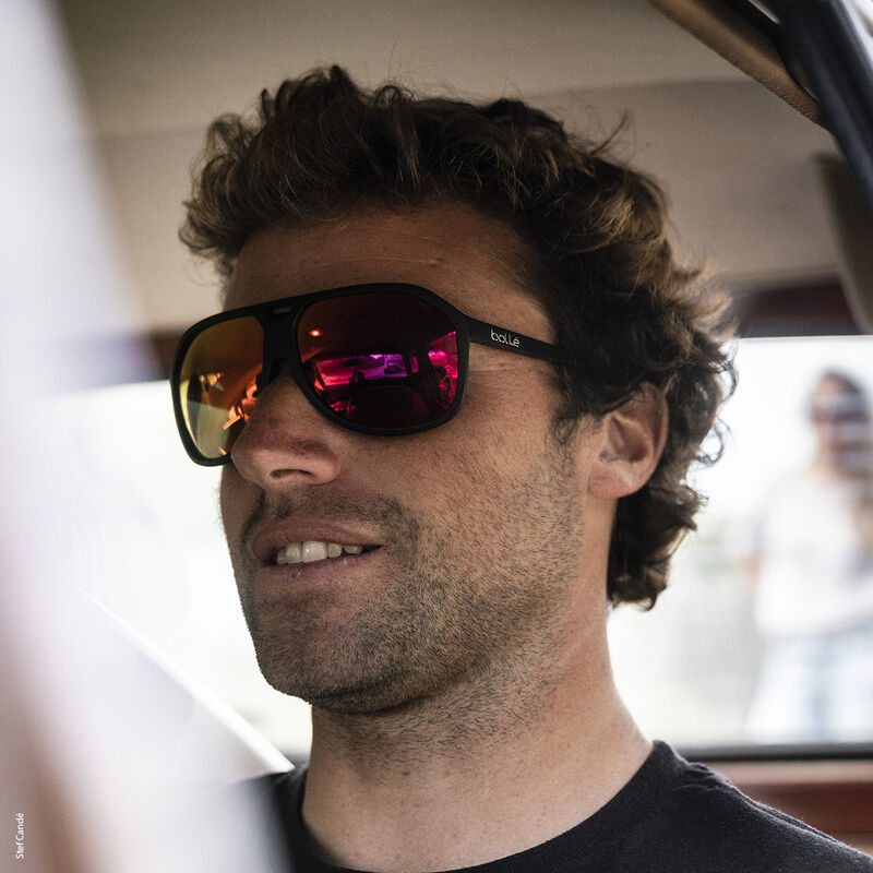 BARON, Matte Black-HD Polarized Brown Fire, hi-res image number null